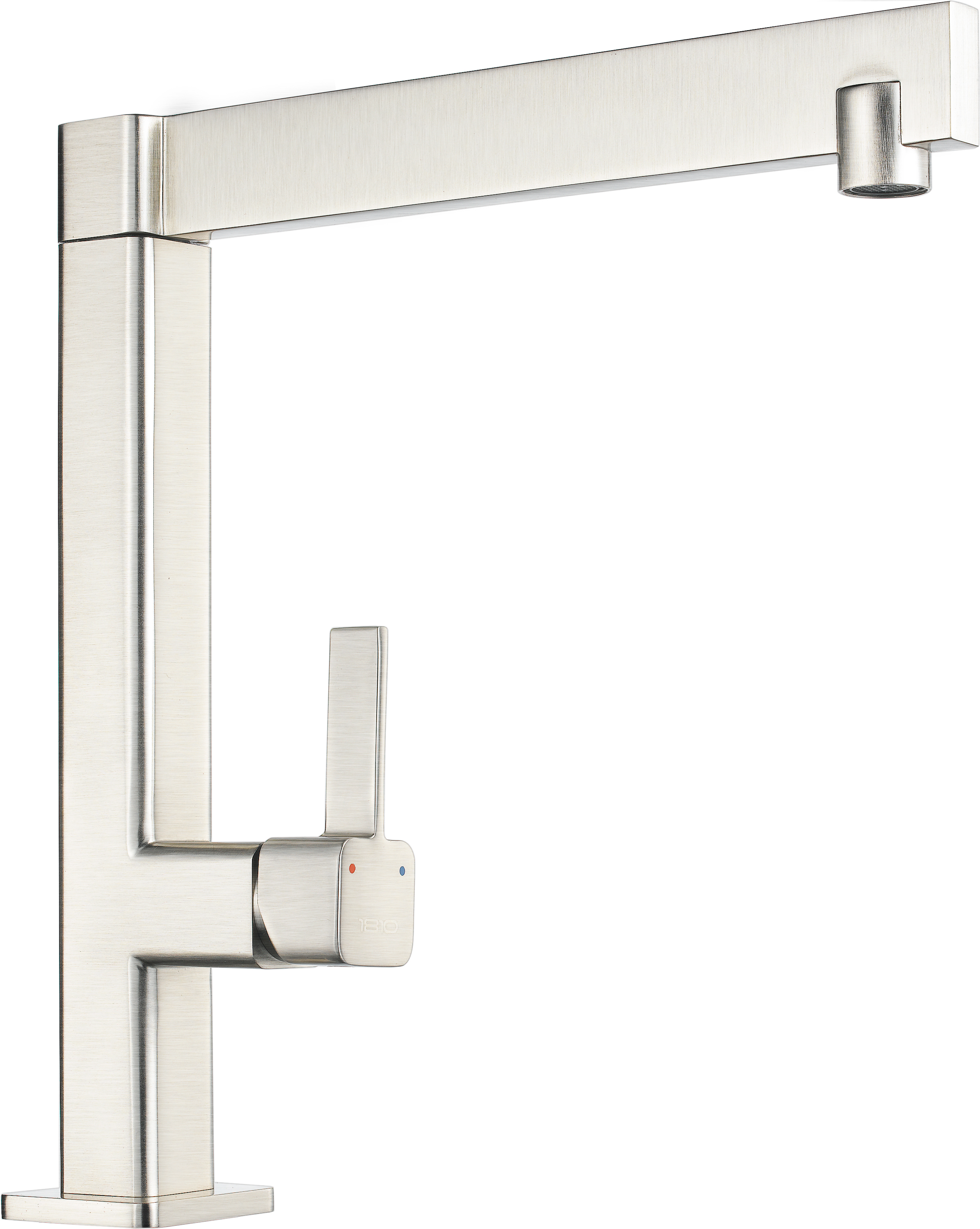 Brushed Steel 1810XXX Single Lever Kitchen Taps